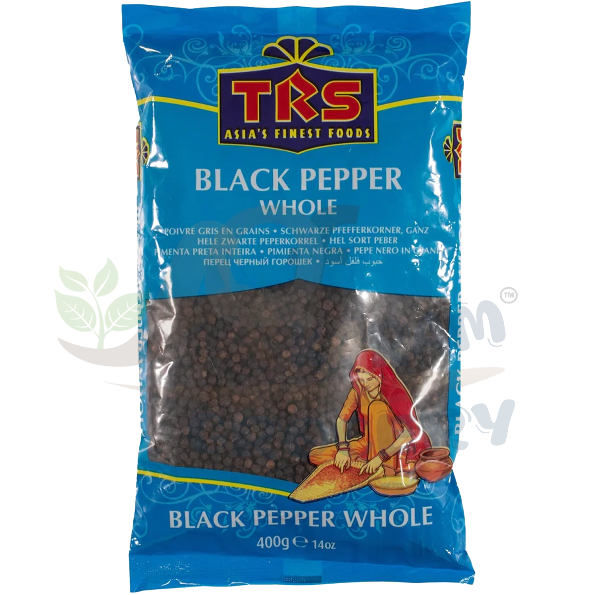 Trs Black Pepper Whole (400g)